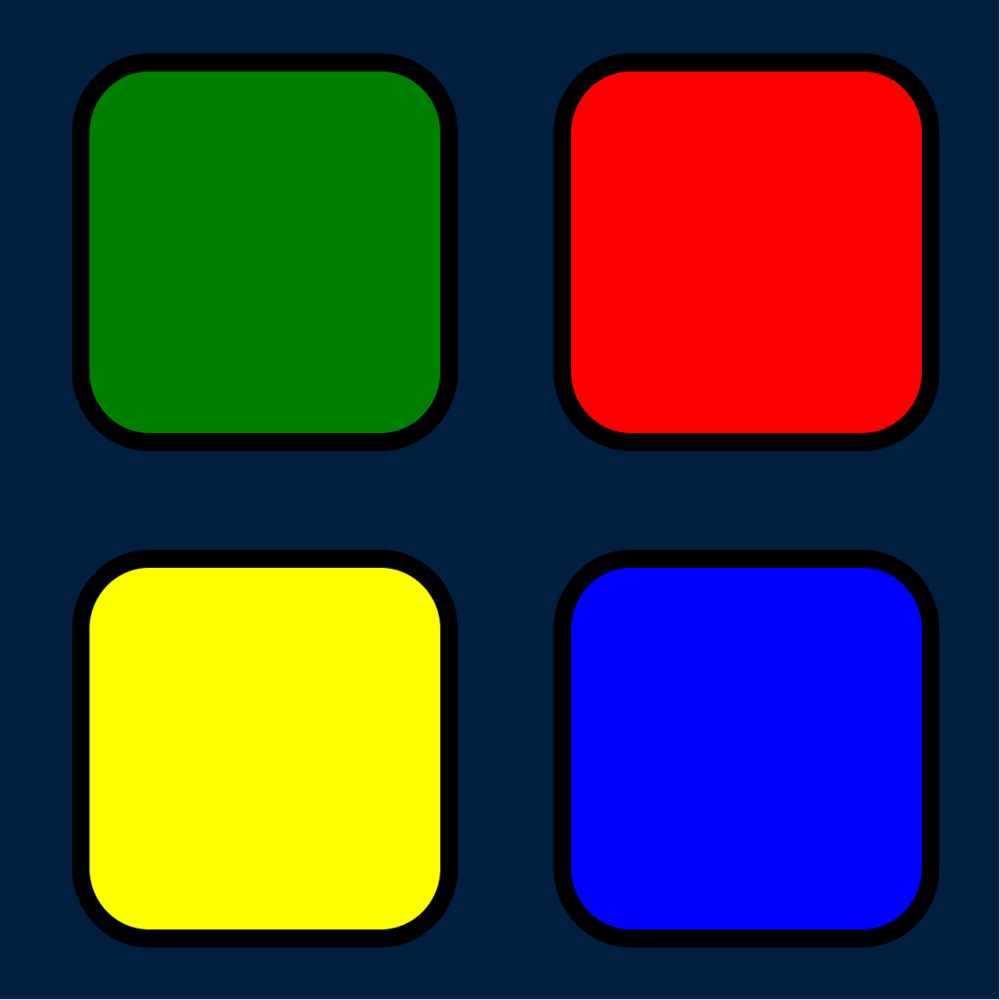 Screenshot of the game Simon
